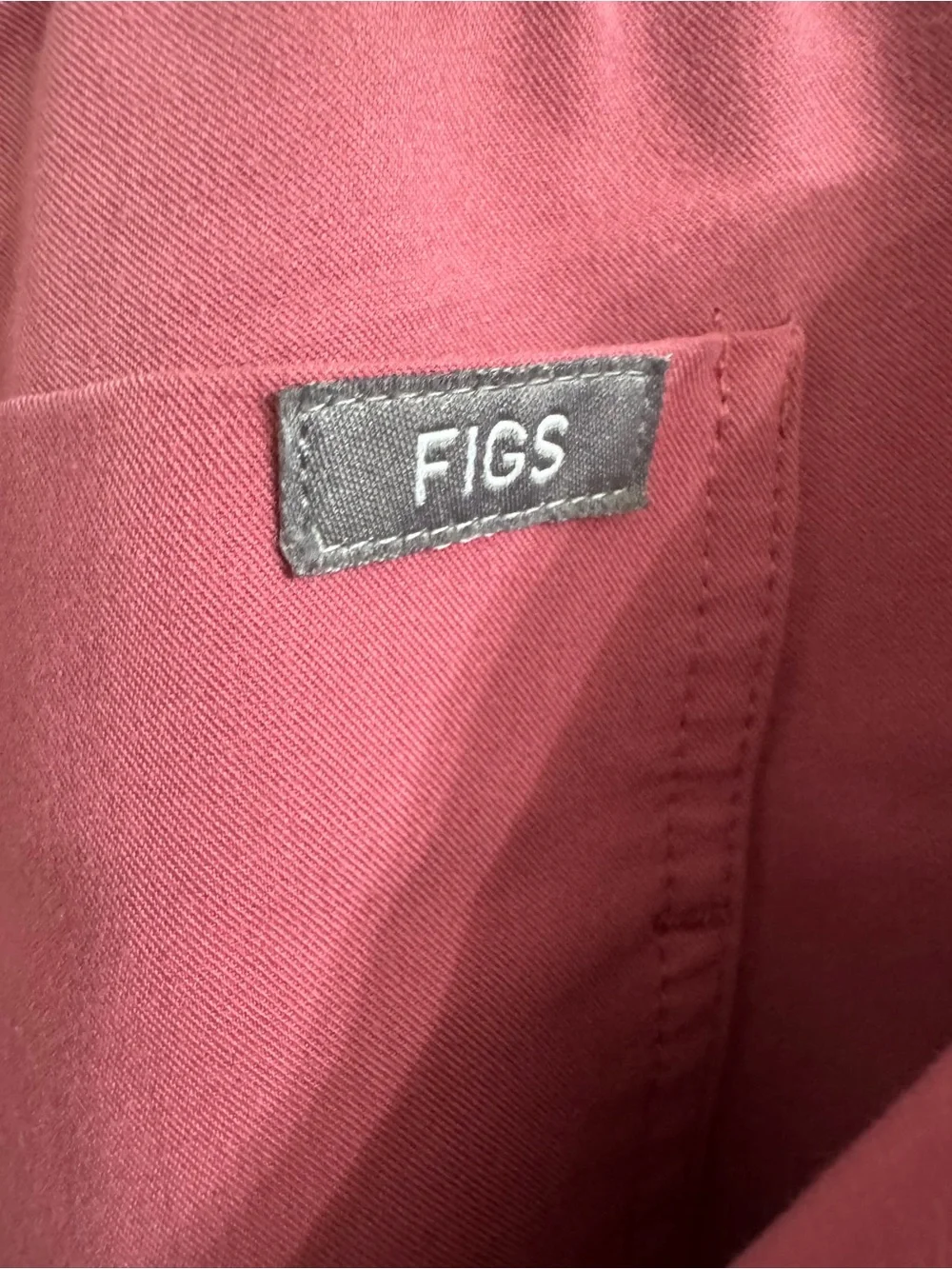 FIGS Rare Peace Out Breast Cancer Dusty Rose Zamora Jogger Set S - Picture 4 of 10